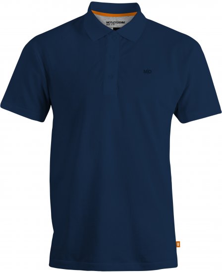 Motley Denim Bratislava Polo Navy - Tricouri polo - Tricouri Polo Bărbați Mărimi Mari