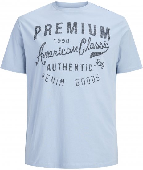 Jack & Jones Alex Tricou Albastru Deschis - Tricouri - Tricouri Bărbați Mărimi Mari