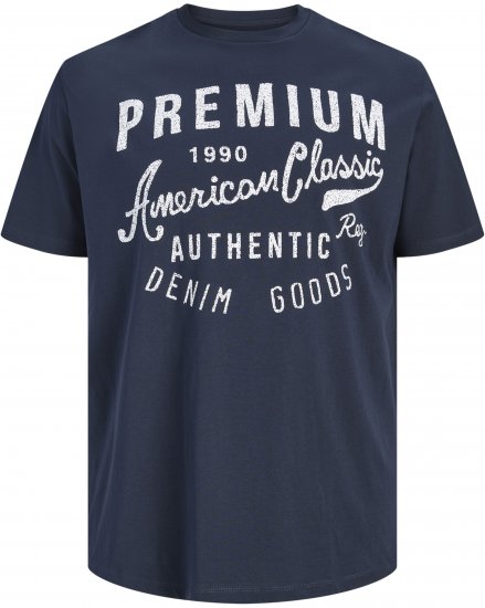 Jack & Jones Alex Tricou Albastru Închis - Tricouri - Tricouri Bărbați Mărimi Mari