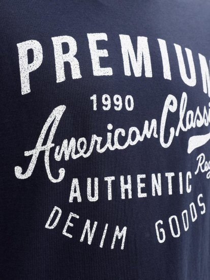 Jack & Jones Alex Tricou Albastru Închis - Tricouri - Tricouri Bărbați Mărimi Mari