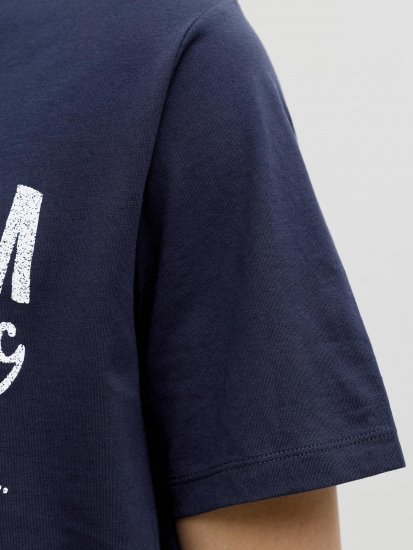 Jack & Jones Alex Tricou Albastru Închis - Tricouri - Tricouri Bărbați Mărimi Mari