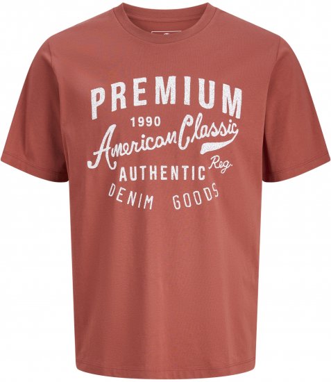 Jack & Jones Alex Tricou Roșu - Tricouri - Tricouri Bărbați Mărimi Mari