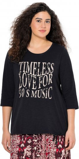 Ulla Popken Timeless Love 3/4 Sleeve Graphic Tee - Tricouri - 