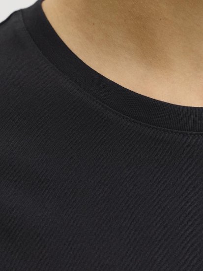 Jack & Jones Dover Denim O-Neck T-Shirt Black - Tricouri - Tricouri Bărbați Mărimi Mari