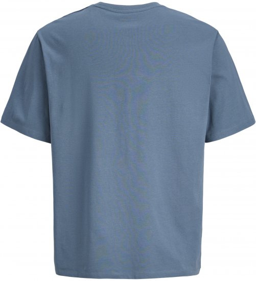 Jack & Jones Dover Denim O-Neck T-Shirt Grey - Tricouri - Tricouri Bărbați Mărimi Mari