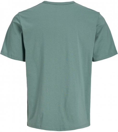 Jack & Jones College Logo Crew Neck T-Shirt Turquoise - Tricouri - Tricouri Bărbați Mărimi Mari