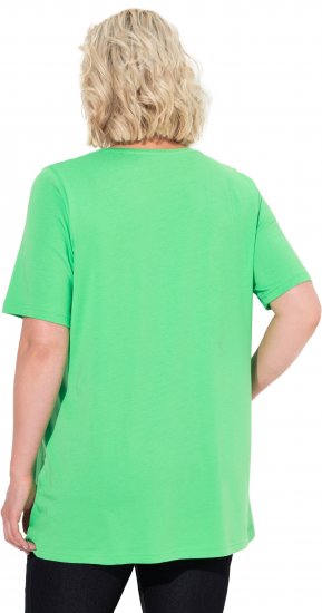 Ulla Popken Essential Front Pleat Tee Mint Green - Tricouri - 