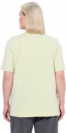 Ulla Popken Essential Square Neck Stretch Tee Pistachio - Tricouri - 