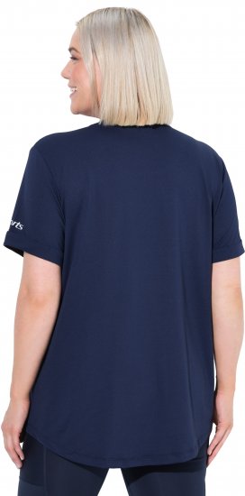 Ulla Popken UPF 50 Quick Drying Tee Navy - Tricouri - 