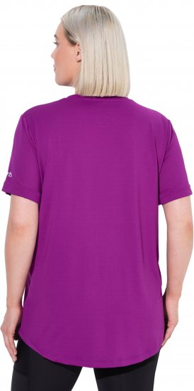 Ulla Popken UPF 50 Quick Drying Tee Blackberry - Tricouri - 