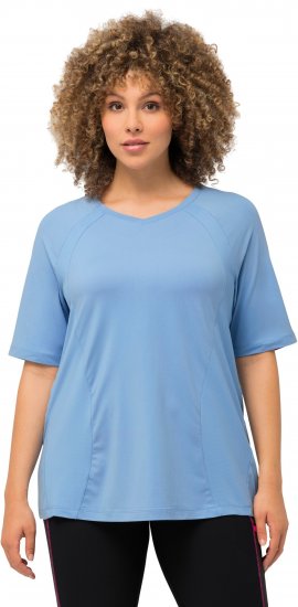 Ulla Popken Quick-Drying Short Sleeve T-Shirt Pale Blue - Tricouri - 