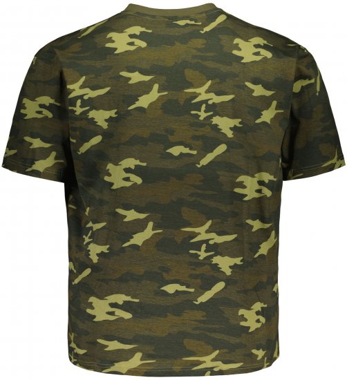 Big Bones X2175 Camo T-Shirt Green - Tricouri - Tricouri Bărbați Mărimi Mari