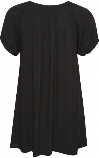 Kaffe Curve Ami Mânecă scurtă Tunic Negru intens - Tricouri - 