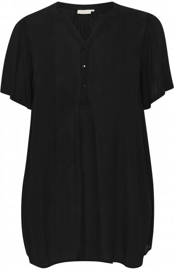 Kaffe Curve Ami Puff Tunic Negru intens - Tricouri - 
