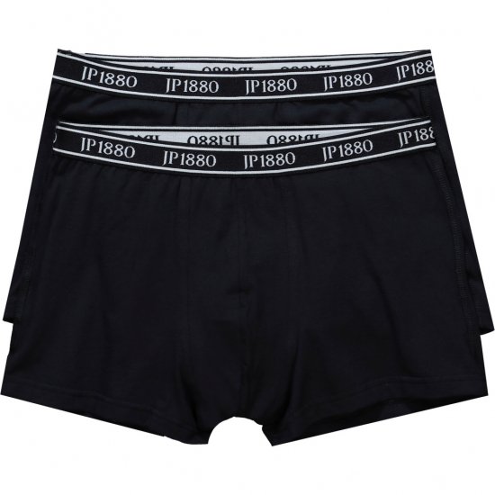 JP1880 Boxershorts Flexnamic 2-Pack Black - Lenjerie intimă & costum baie - Lenjerie Intimă Bărbați Mărimi Mari