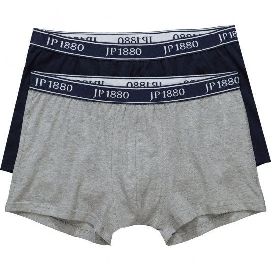 JP1880 Boxershorts Flexnamic 2-Pack Navy/Grey - Lenjerie intimă & costum baie - Lenjerie Intimă Bărbați Mărimi Mari