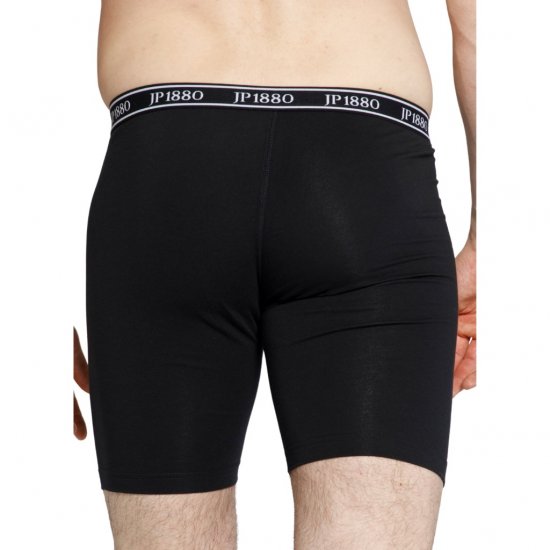 JP1880 Boxers Flexnamic OEKO-TEX Long Black - Lenjerie intimă & costum baie - Lenjerie Intimă Bărbați Mărimi Mari