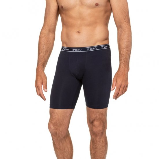 JP1880 Boxers Long OEKO-TEX Flexnamic Navy - Lenjerie intimă & costum baie - Lenjerie Intimă Bărbați Mărimi Mari