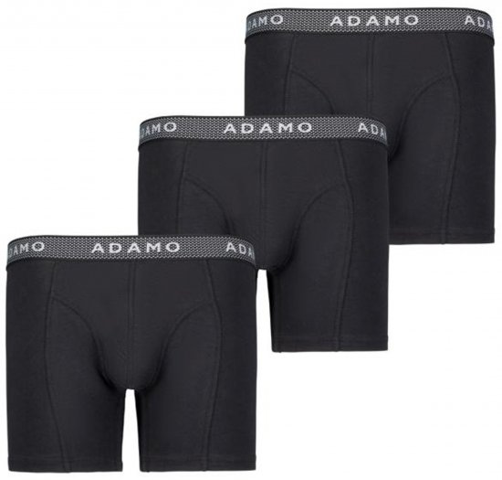 Adamo Jerry Maxi Boxers 702 Black 3-pack - Lenjerie intimă & costum baie - Lenjerie Intimă Bărbați Mărimi Mari