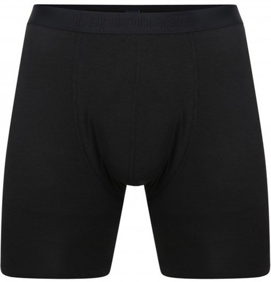Espionage U010D Bamboo Trunks 2-Pack Black - Boxeri - Boxeri Bărbați Mărimi Mari