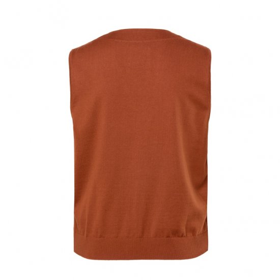 JP1880 Tweed Waistcoat Wool Brick Red - Veste - Veste de exterior mărimi mari