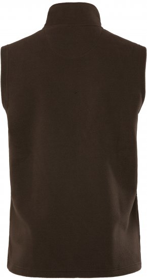 JP1880 Fleece Vest Stand-up Collar Brown - Geci - Geci Bărbați Mărimi Mari