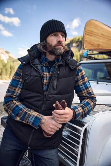 JP1880 Quilted Gilet DownTouch Padding Black - Geci - Geci Bărbați Mărimi Mari