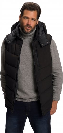 JP1880 Quilted Gilet DownTouch Padding Black - Geci - Geci Bărbați Mărimi Mari