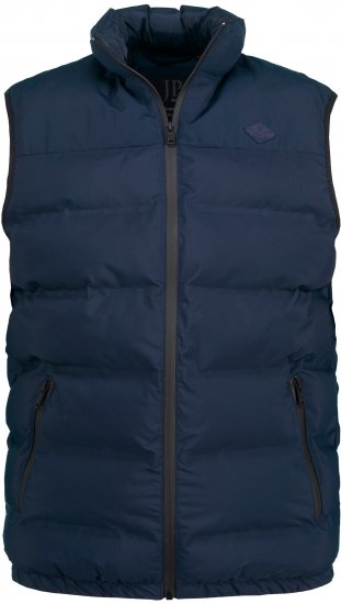 JP1880 Quilted Gilet Stand-up Collar Navy - Geci - Geci Bărbați Mărimi Mari