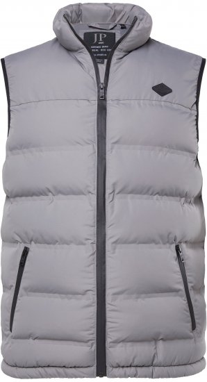 JP1880 Quilted Vest Outdoor Stand-up Collar Grey - Geci - Geci Bărbați Mărimi Mari