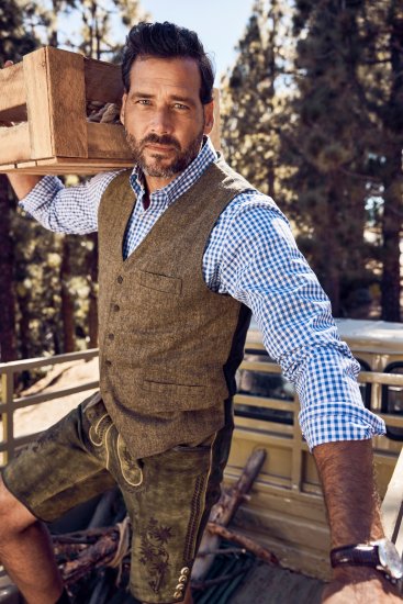 JP1880 Vest Tweed Wool Blend Traditional Light Brown - Ținute de sărbătoare - Ținute de sărbătoare – Pentru a sărbători cu stil și confort