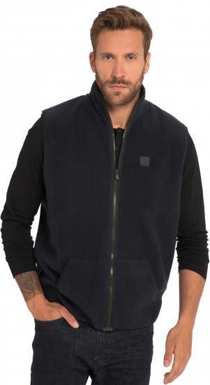 JP1880 Fleece Gilet Stomach Fit Navy - Geci - Geci Bărbați Mărimi Mari