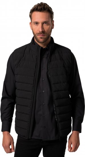 JP1880 Quilted Gilet Stand-Up Collar Black - Geci - Geci Bărbați Mărimi Mari