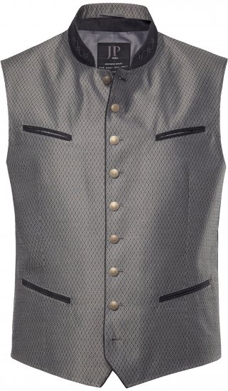 JP1880 Vest Traditional With Embroidery Silver - Ținute de sărbătoare - Ținute de sărbătoare – Pentru a sărbători cu stil și confort