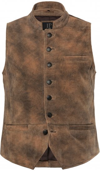 JP1880 Vest Traditional Cowhide Brown - Ținute de sărbătoare - Ținute de sărbătoare – Pentru a sărbători cu stil și confort
