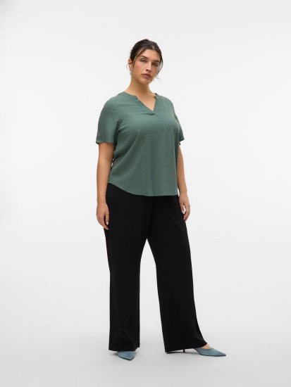 Vero Moda Berlin Zamira Wide Leg Pants Black - Pantaloni - 