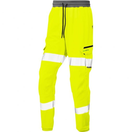 Leo Hawkridge Ecoviz High Performance 4X Stretch Trouser Hi-Vis Yellow - Haine de lucru - Haine de lucru Bărbați Mărimi Mari
