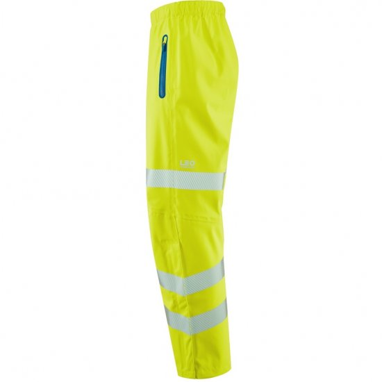 Leo Lundy Ltec 20K High Performance Breathable Waterproof Ov Hi-Vis Yellow - Haine de lucru - Haine de lucru Bărbați Mărimi Mari