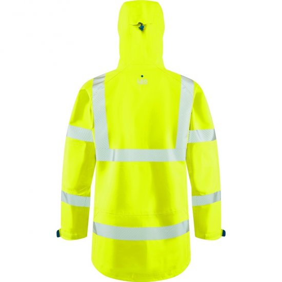Leo Marisco LTEC 20K High Performance Breathable Waterproof Hi-Vis Yellow - Haine de lucru - Haine de lucru Bărbați Mărimi Mari