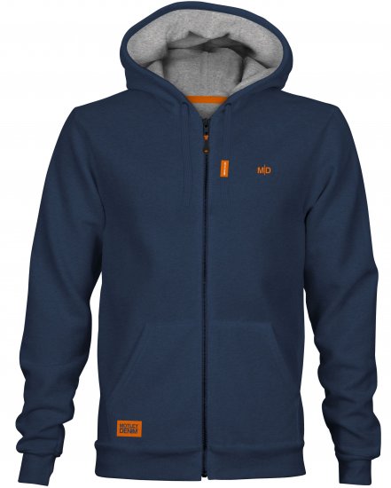 Motley Denim Copenhagen Hoodie Dark Indigo - Pulovere & hanorace - Pulovere & Hanorace Bărbați Mărimi Mari