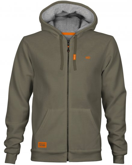 Motley Denim Copenhagen Hoodie Dark Khaki - Pulovere & hanorace - Pulovere & Hanorace Bărbați Mărimi Mari