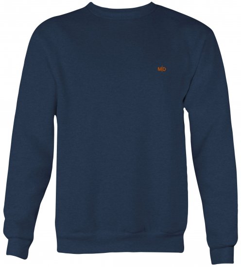 Motley Denim Oslo Sweatshirt Dark Indigo - Pulovere & hanorace - Pulovere & Hanorace Bărbați Mărimi Mari