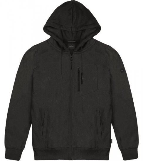 Double Outfitters MTOP-1160 Hanorac cu glugă și fermoar Negru - Pulovere & hanorace - Pulovere & Hanorace Bărbați Mărimi Mari