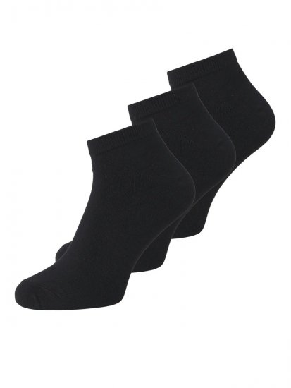 Jack & Jones Basic Șosete scurte din bambus Neagră 3-pack - Lenjerie intimă & costum baie - Lenjerie Intimă Bărbați Mărimi Mari
