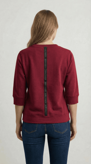 Nora Mikken GELINA Sweater Burgundy - ÎMBRĂCĂMINTE FEMEI XS-XXL - 