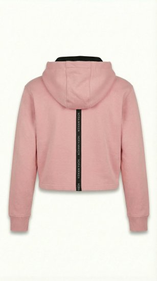 Nora Mikken KAMILLA Cropped Hoodie Peach Whip - ÎMBRĂCĂMINTE FEMEI XS-XXL - 