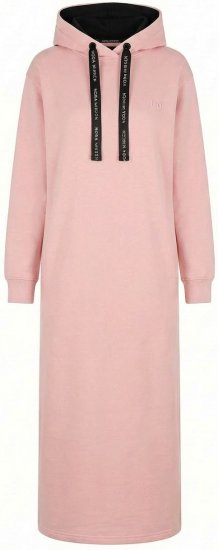 Nora Mikken MARTINA Maxi Hoodie Dress Peach Whip - ÎMBRĂCĂMINTE FEMEI XS-XXL - 