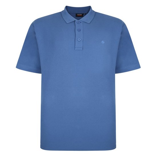 Espionage P074C Tricou Polo cu Mânecă Scurtă Albastru Albăstrele - Tricouri polo - Tricouri Polo Bărbați Mărimi Mari