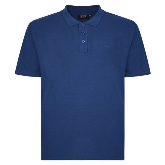 Espionage P074C Tricou Polo cu Mânecă Scurtă Albastru Închis - Tricouri polo - Tricouri Polo Bărbați Mărimi Mari