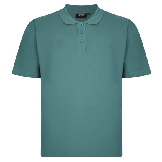 Espionage P074C Tricou Polo cu Mânecă Scurtă Verde Brad - Tricouri polo - Tricouri Polo Bărbați Mărimi Mari